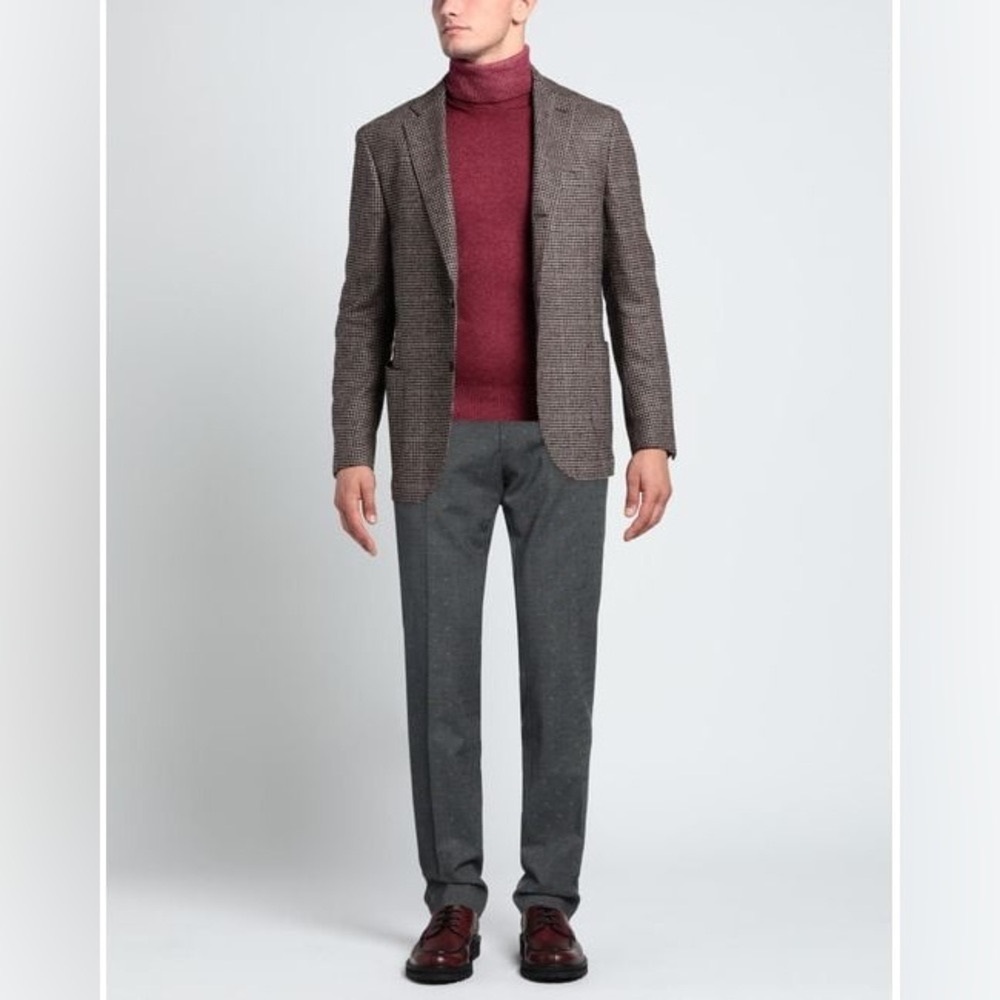 Luigi Bianchi Mantova Woolen Flannel dress pant.